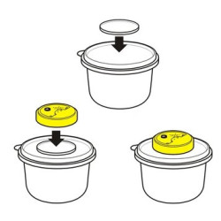 Boitier magnetique rond enregistreur de message (TALKING PRODUCTS)