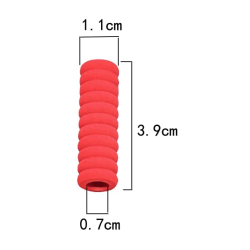 Grip stylo N°6  : manchon rainuré en mousse (HOPTOYS)