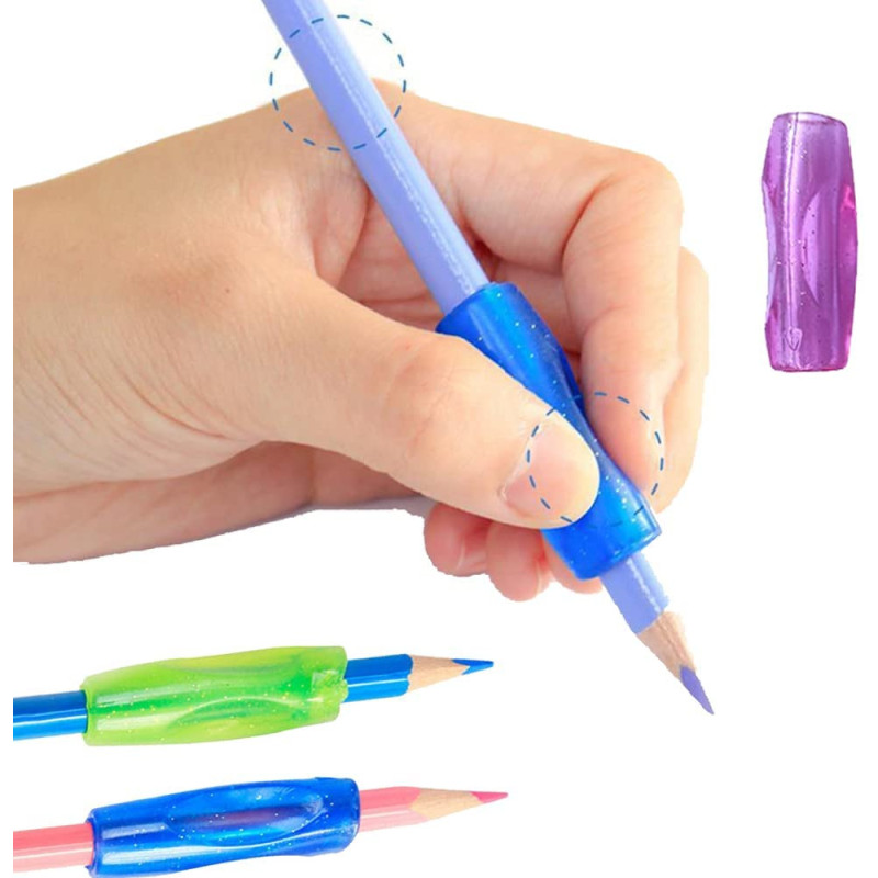 Grips stylo N°7  : manchon profilé en silicone (HOPTOYS)