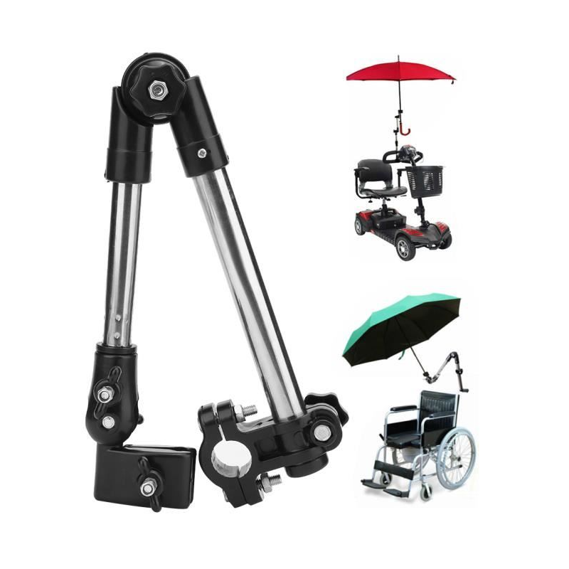 Support de parapluie pour fauteuil roulant